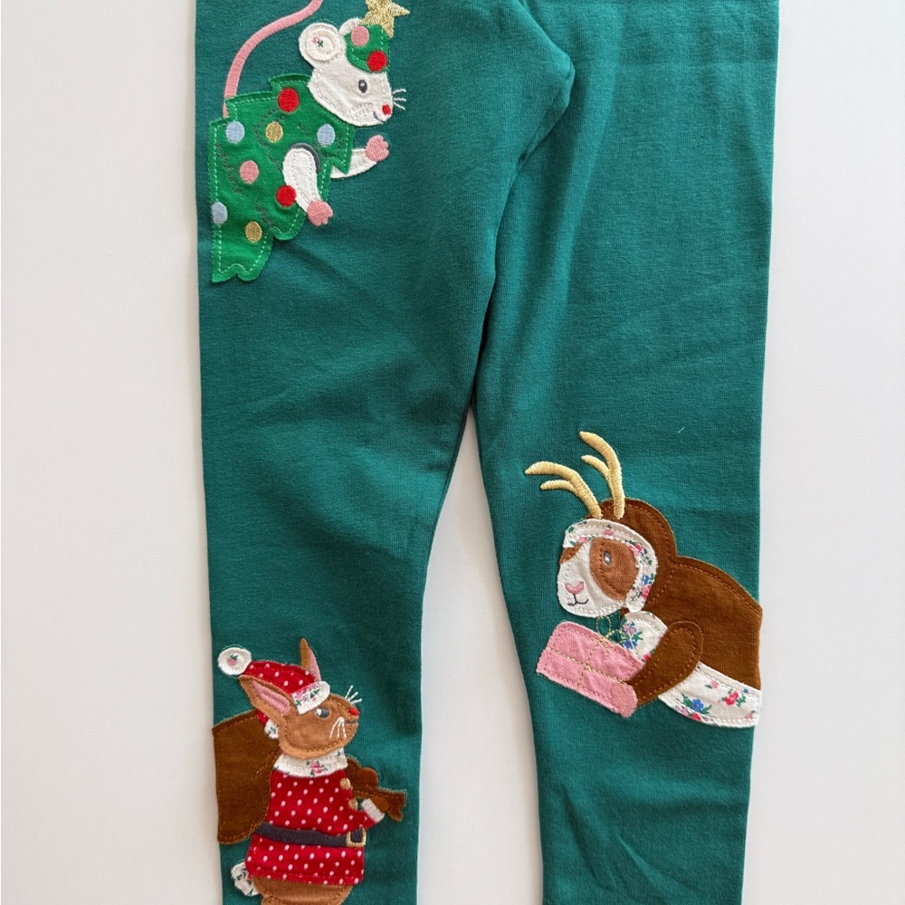 Mini Boden Holliday Christmas leggings - Picture 2 of 4